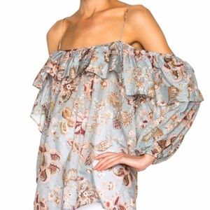 Zimmerman off shoulder floral top